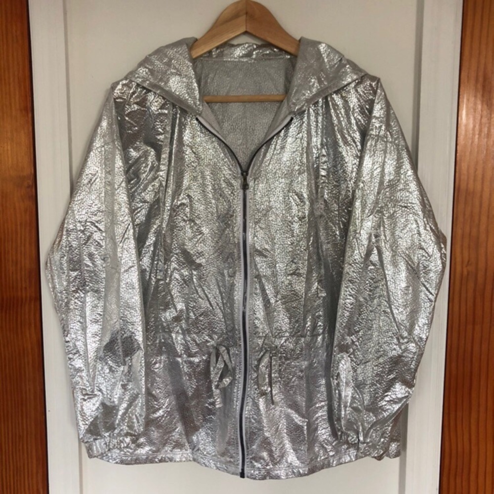 ALO Yoga Hideaway Jacket Silver Size S